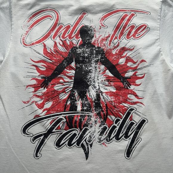 OTF Lil Durk Only The Family T-Shirt Men’s M White Rap Hip Hop Short Sleeve USA - Picture 5 of 7